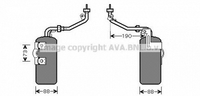 AVA QUALITY COOLING fdd387 -  Осушитель, кондиционер